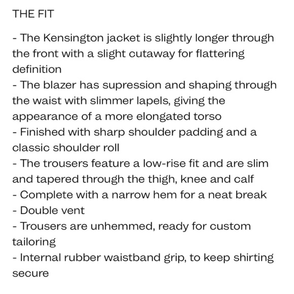 Paul Smith Kensington Fit Navy 2 Button Blazer- Size US 40R - Picture 14 of 15